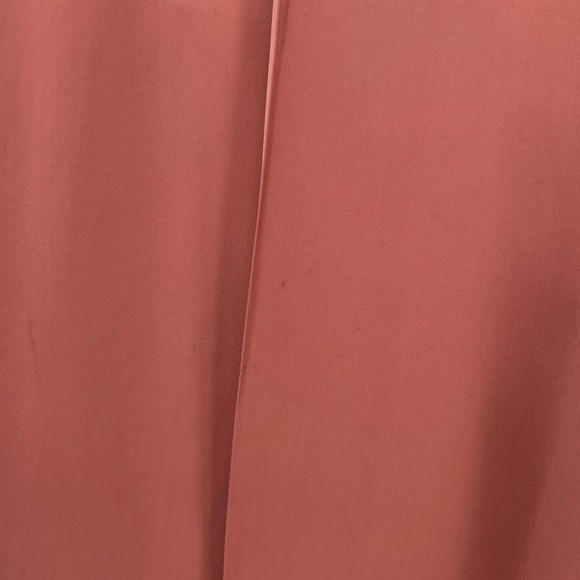 VINCE Satin High Waist Pants Womens 12 Pleated Wide Leg Cropped Silky Dressy - Picture 13 of 16